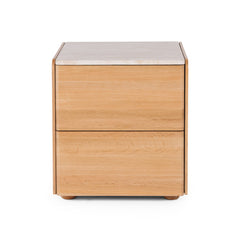 Cube Bedside Travertine Top
