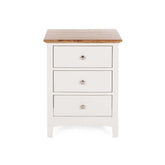 Jessica 3drw Bedside Oak