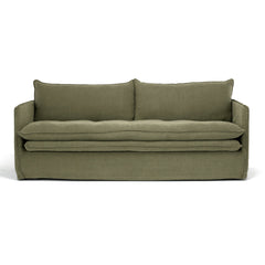 Hamilton Slipcover 3 Seater Sofa - Khaki