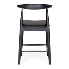 Elbow Bar Stool - Black Oak