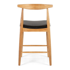 Elbow Bar Stool - Natural Oak