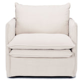 Hamilton Slipcover Armchair - Oatmeal