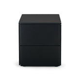 Cube Bedside Black Oak
