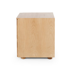 Cube Bedside Natural Oak