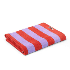 Beach/Bath Towel - Grapefruit Stripes