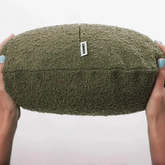 Junior Boucle - Olive Cushion