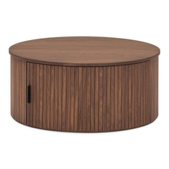 Palliser Walnut Round Coffee Table