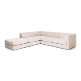 Harmony 4 Seater Modular Corner Chaise LHF - Sand