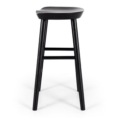 Fuji Bar Stool - Black Oak