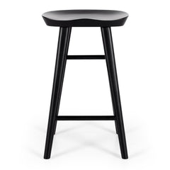 Fuji Bar Stool - Black Oak
