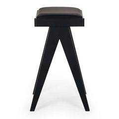 Palma Bar Stool - Black Oak / PU