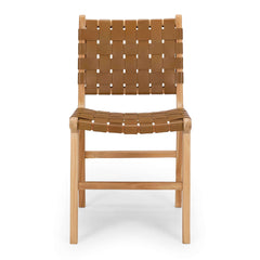 Indo Dining Chair - Saddle Brown