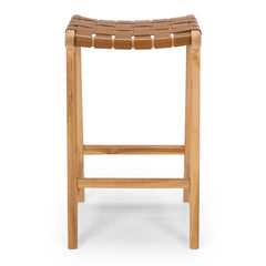 Indo Bar Stool - Saddle Brown