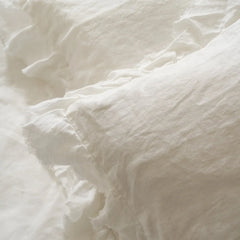 French Flax Ruffle Pillowcases