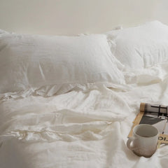 French Flax Ruffle Pillowcases