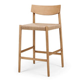 Ingrid Bar Stool - Natural Oak