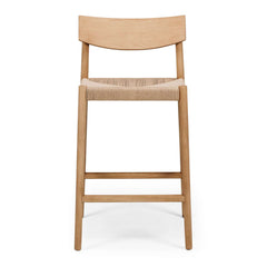 Ingrid Bar Stool - Natural Oak