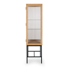 Kobe Oak and Glass Cabinet