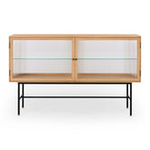 Kobe Oak & Glass Sideboard