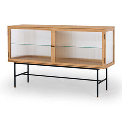 Kobe Oak & Glass Sideboard