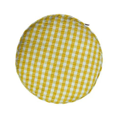Citrus Seersucker Cushion