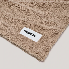 Faux Fur Throw Blanket - Warm Grey