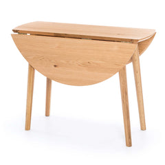 Nordik Round Drop-leaf Dining Table