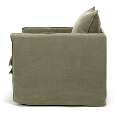 Hamilton Slipcover Armchair - Khaki