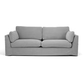 Carson Slipcover 3 Seater Sofa - Cement