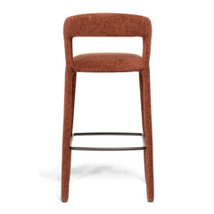 Munich Bar Stool - Rust Burgundy
