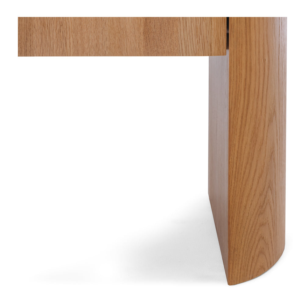 Clover 1 Drawer Bedside - Travertine Top