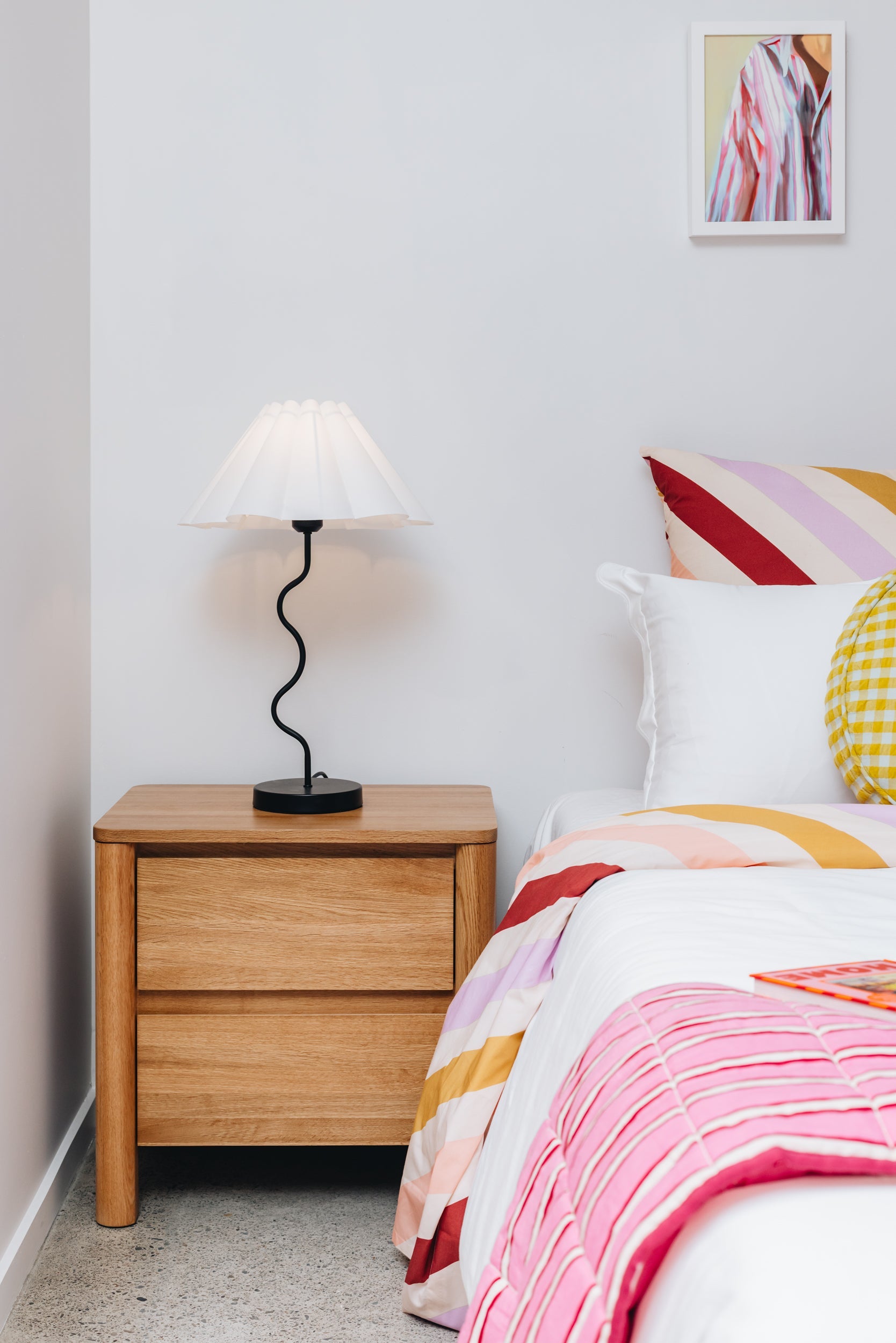 Meiko 2 Drawer Bedside