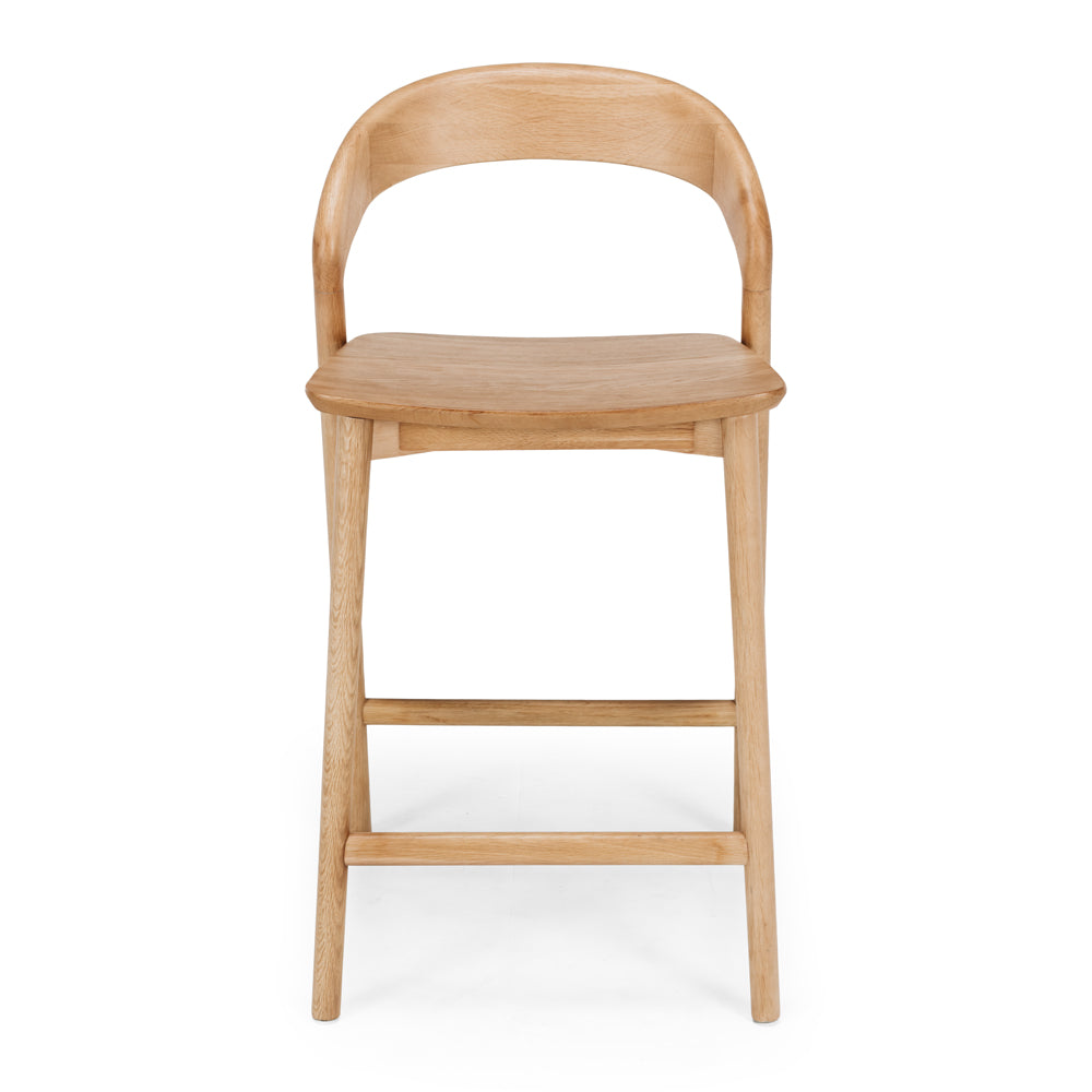 Meg Bar Stool - Natural Oak