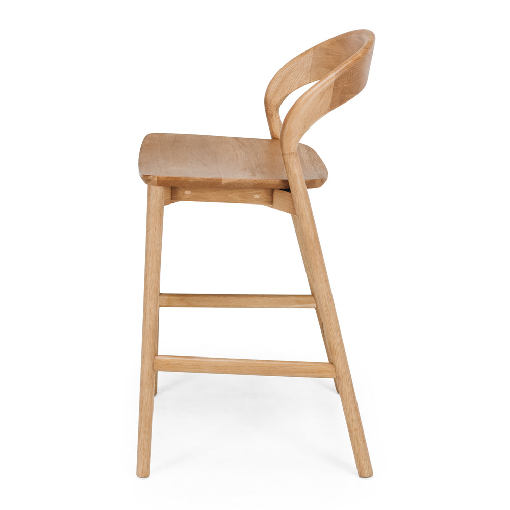 Meg Bar Stool - Natural Oak