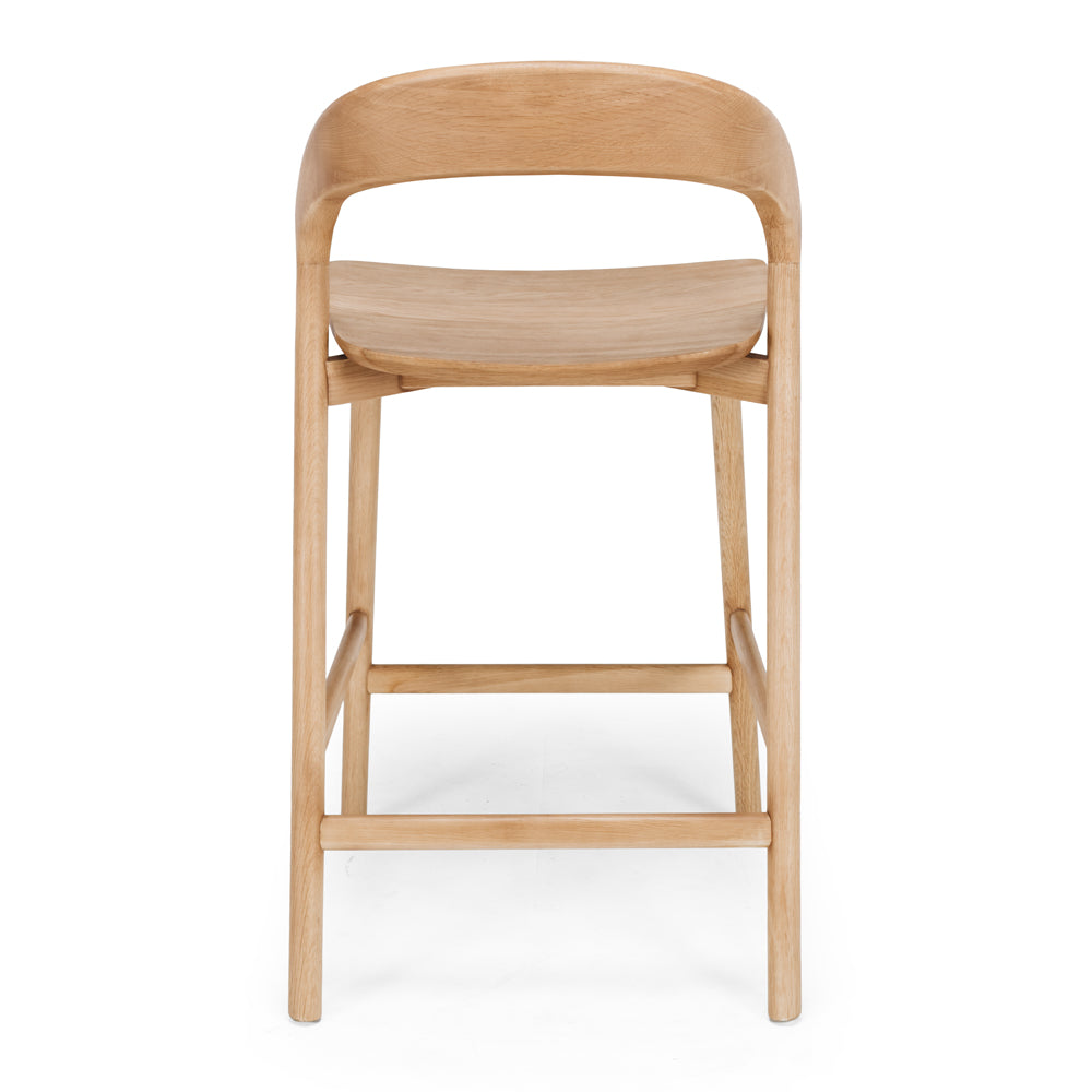 Meg Bar Stool - Natural Oak