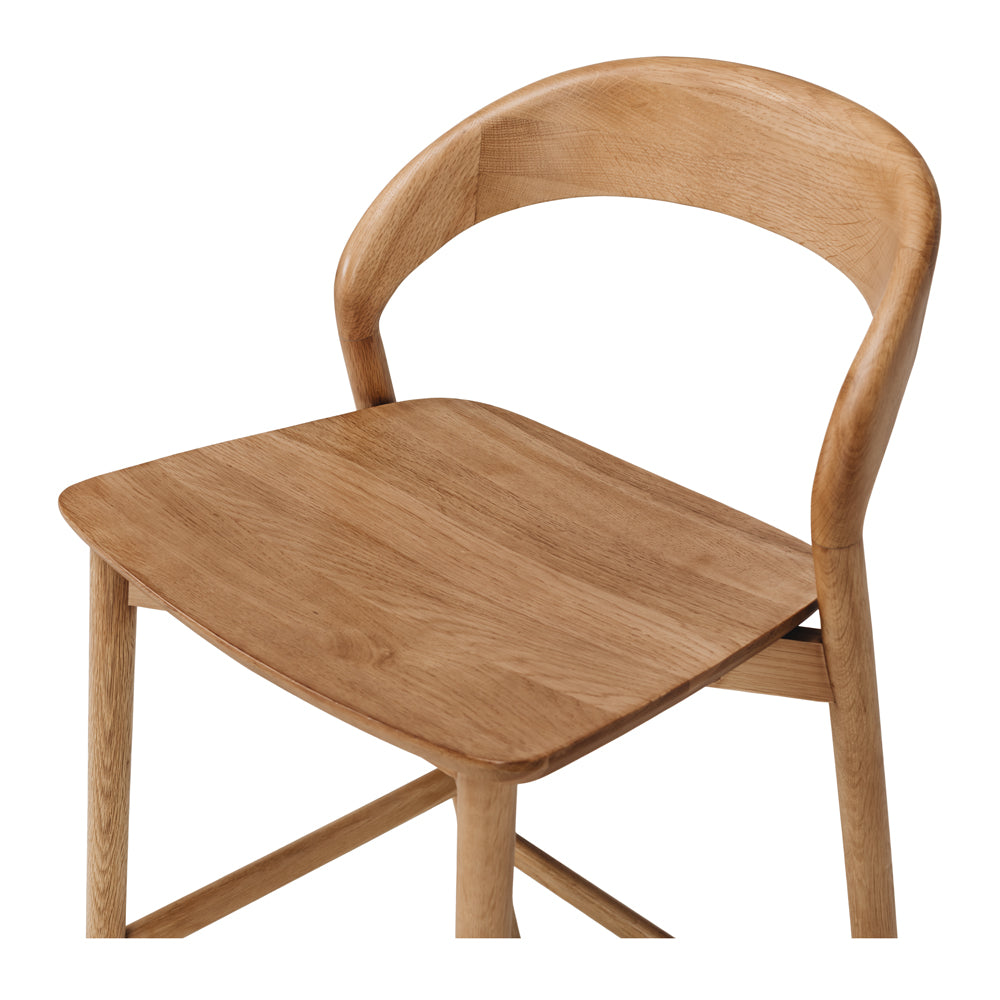 Meg Bar Stool - Natural Oak