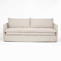 Hamilton Slipcover 3 Seater Sofa - Oatmeal