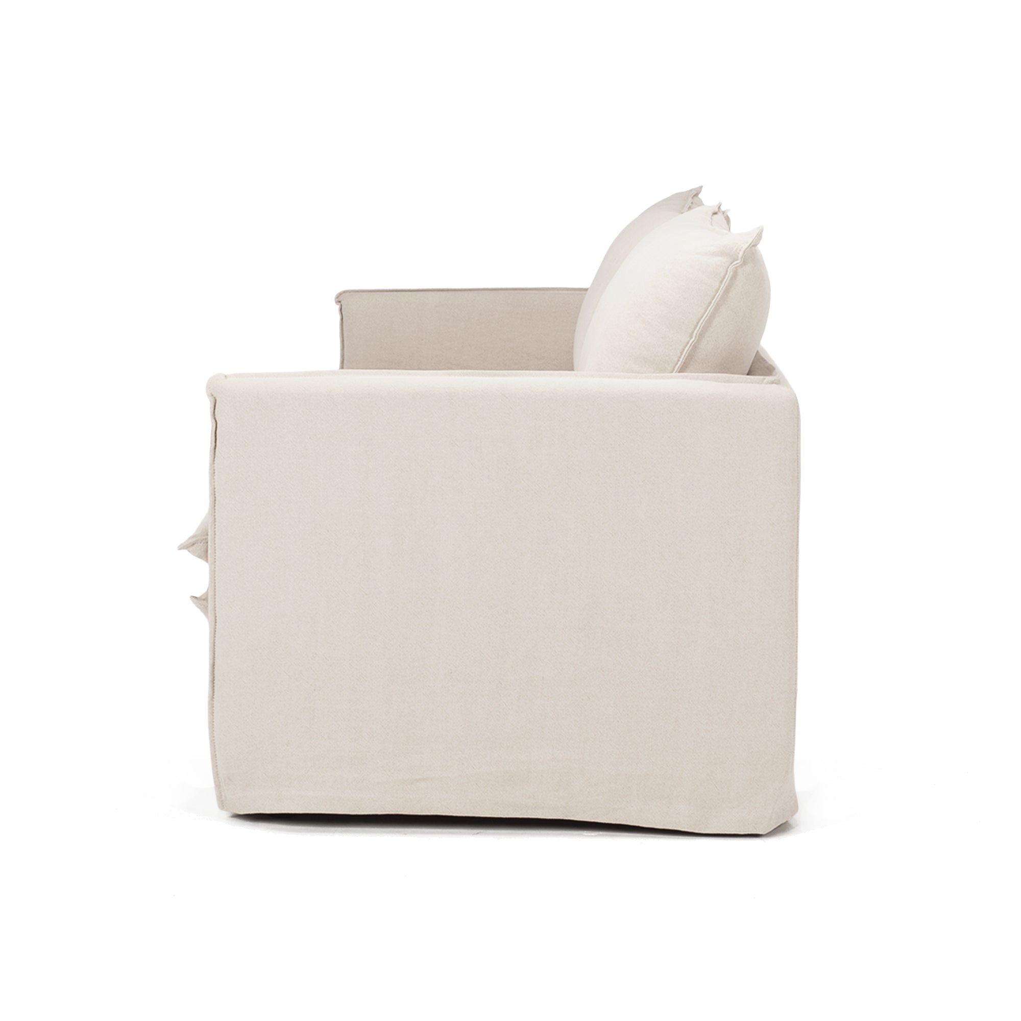 Hamilton Slipcover 3 Seater Sofa - Oatmeal