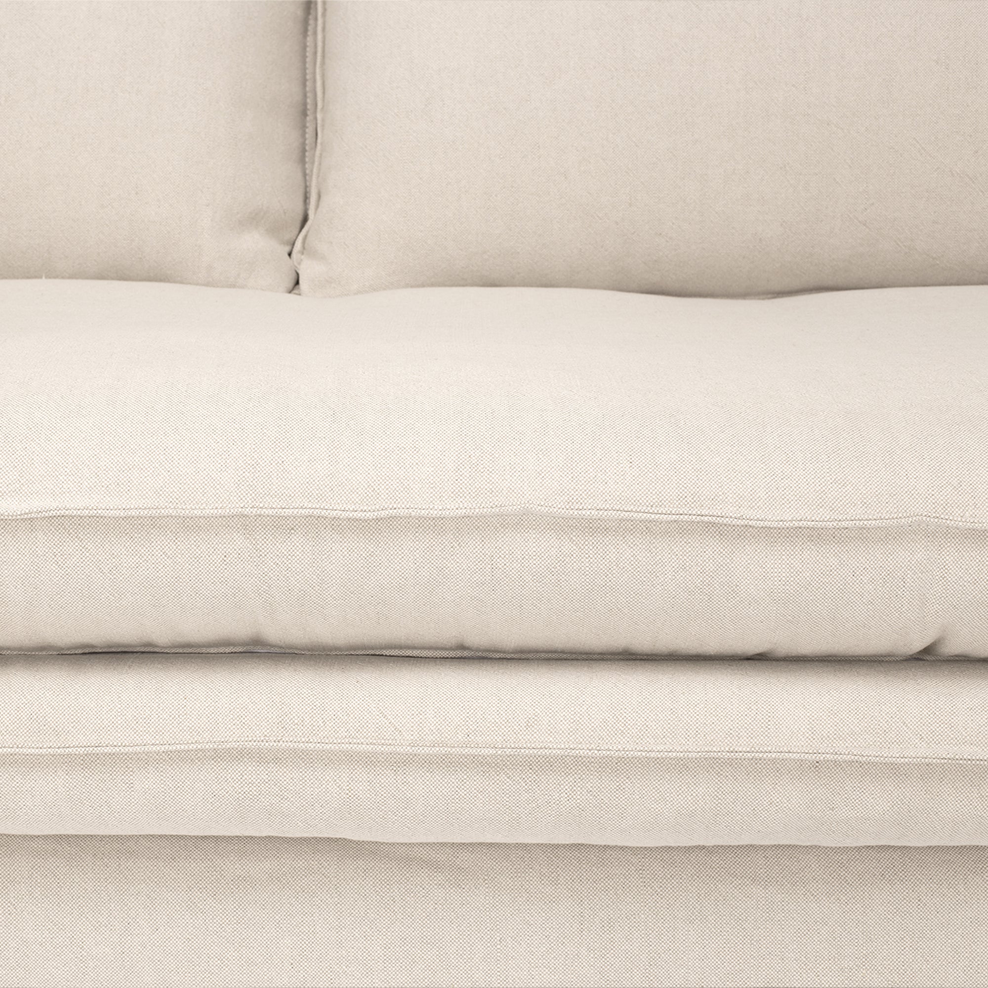 Hamilton Slipcover 3 Seater Sofa - Oatmeal