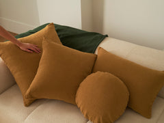 Essential Linen - Ochre Cushion