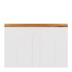 Jessica Queen Headboard Oak