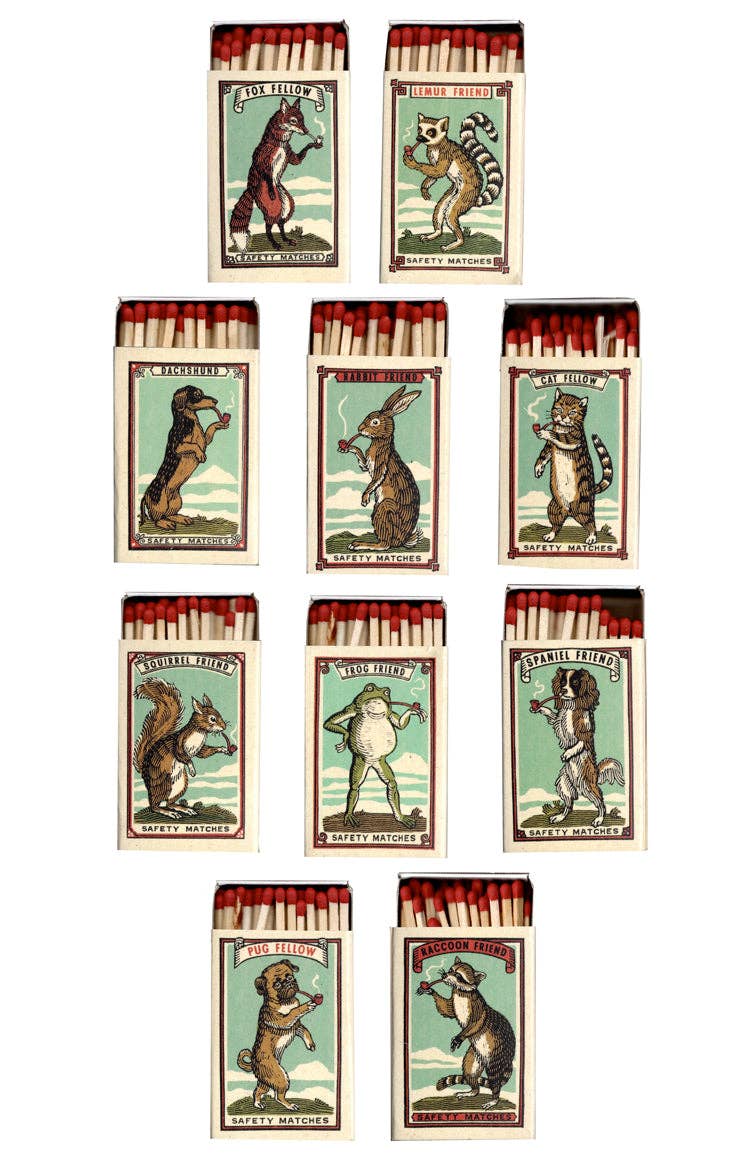 Lemur - Delightful Characters Matchbox