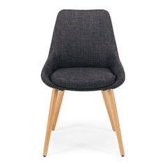 Bari Dining Chair Dark Grey/Oak