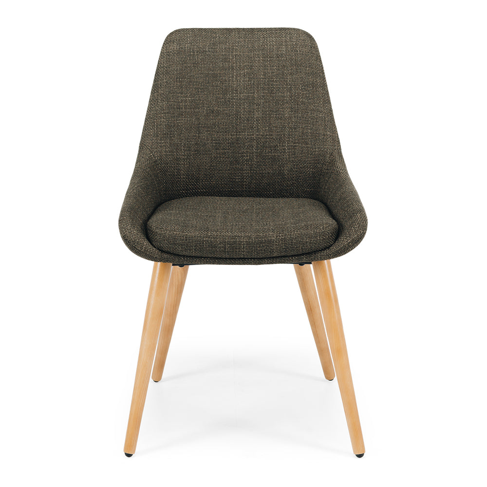 Bari Dining Chair Green/Oak