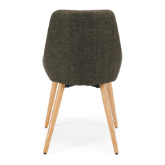 Bari Dining Chair Green/Oak