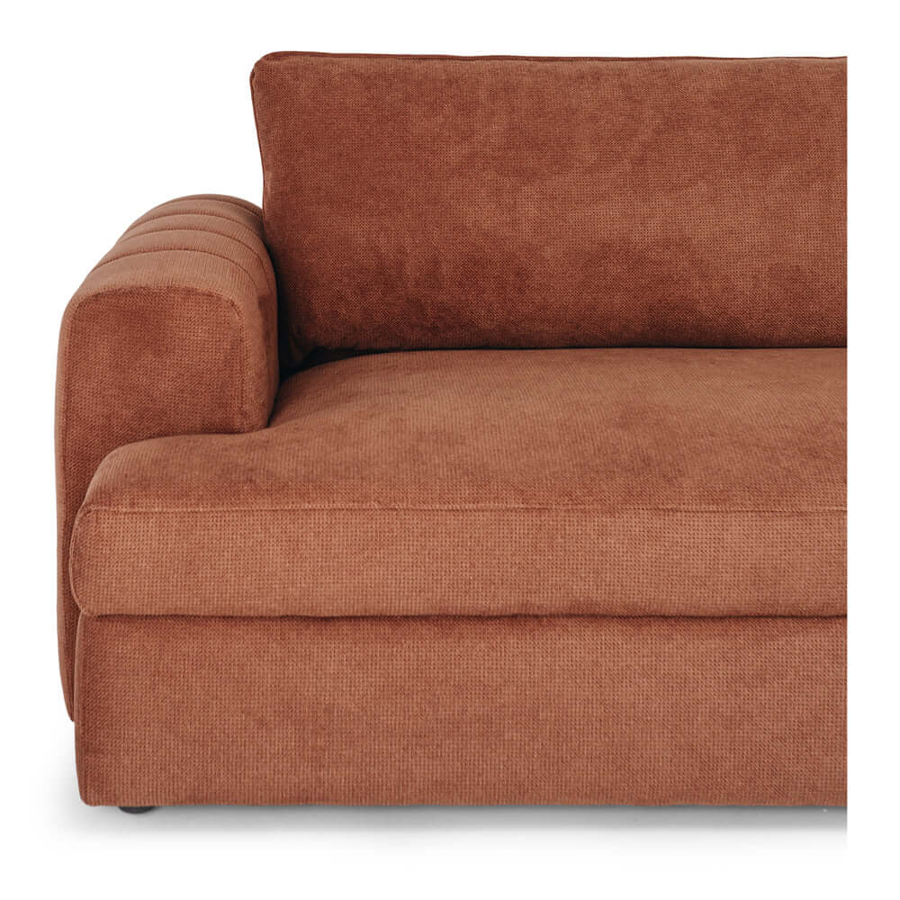 Gotto Corner Sofa - Caramel
