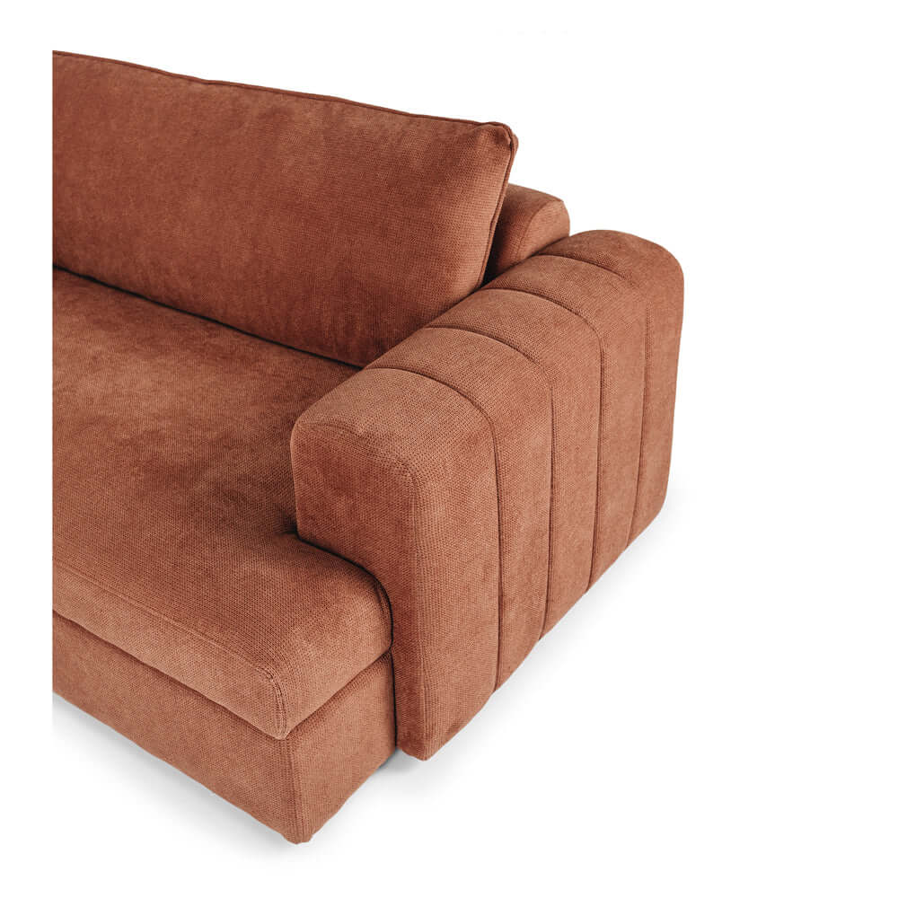 Gotto Corner Sofa - Caramel