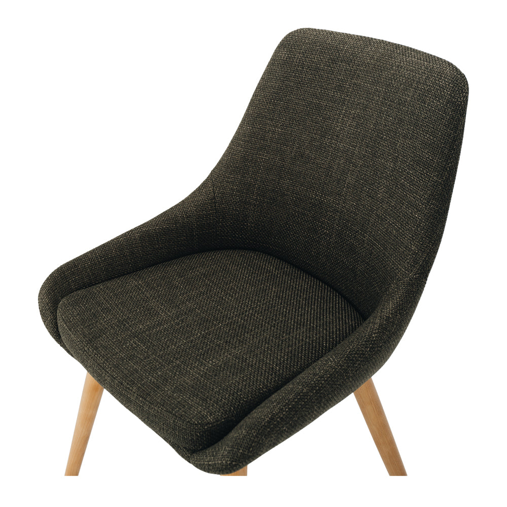 Bari Dining Chair Green/Oak