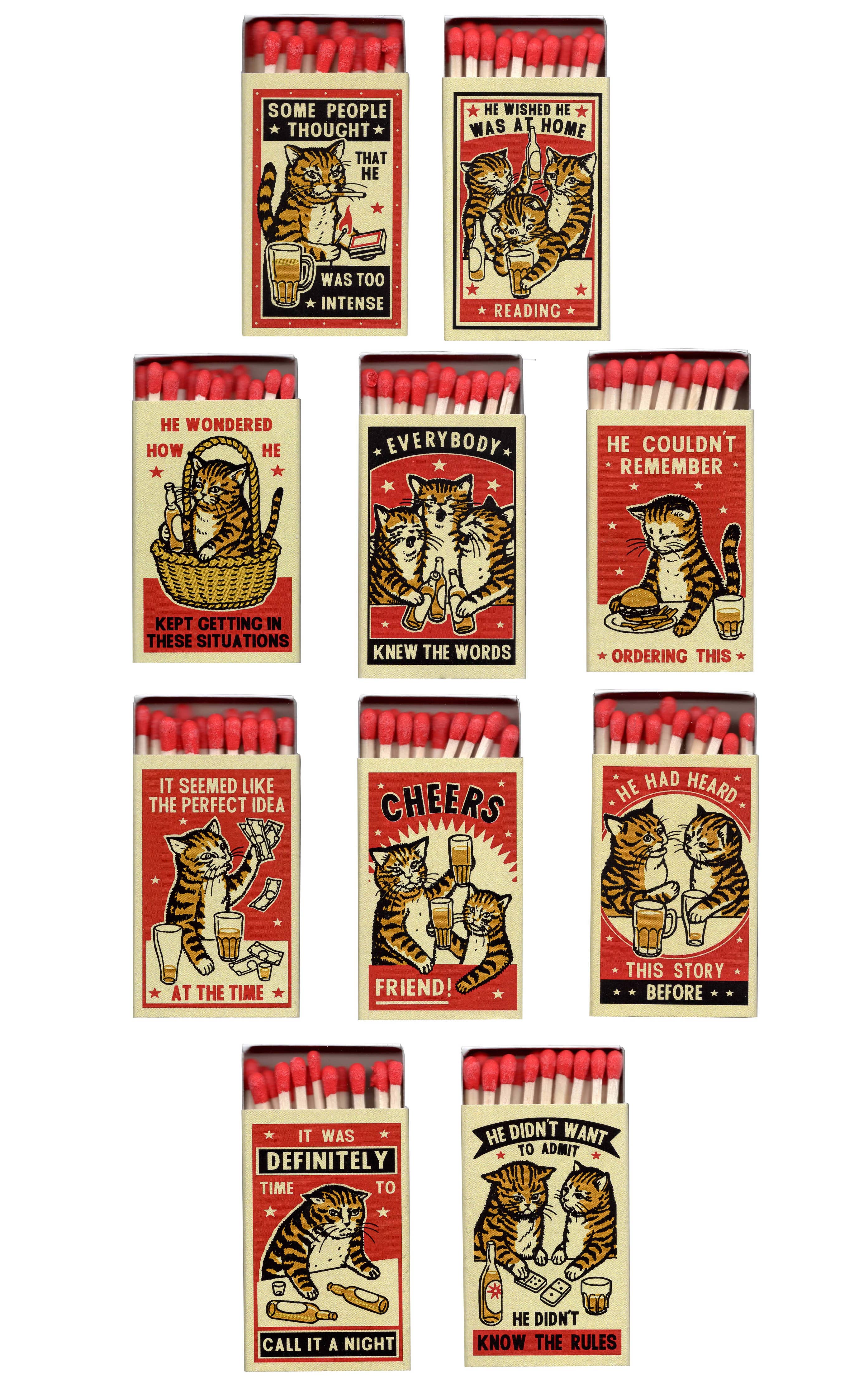 Cheers Friend! - Strike Your Fancy Matchbox