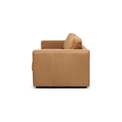 Maury 3 Seater Leather Sofa - Tobacco Brown